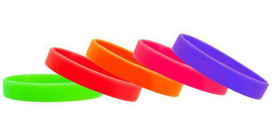 Silicone Wristbands Solid Colors
